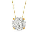 Jubilee Nerissa Round Shape Shine Bright Essential Diamond Solitaire Pendant