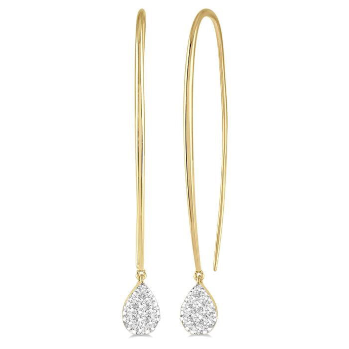Pear Shape Shine Bright Essential Diamond Earrings