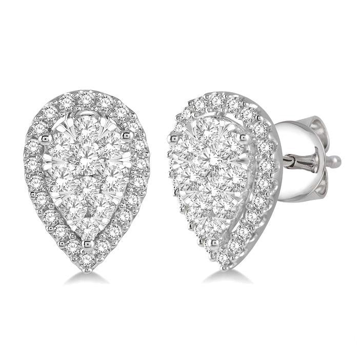 Pear Shape Shine Bright Essential Diamond Earrings