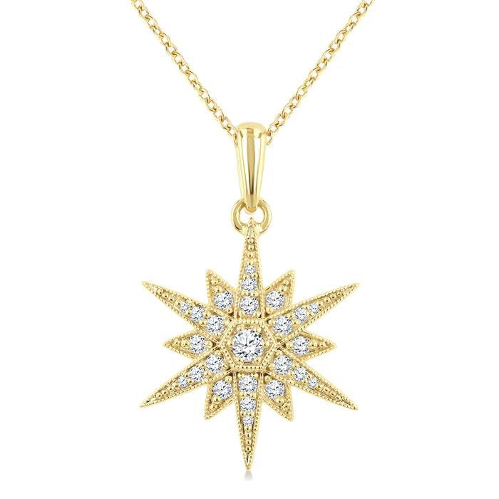 Cyra  Star Diamond Fashion Pendant