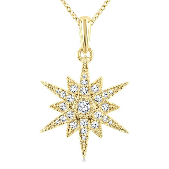 Cyra  Star Diamond Fashion Pendant