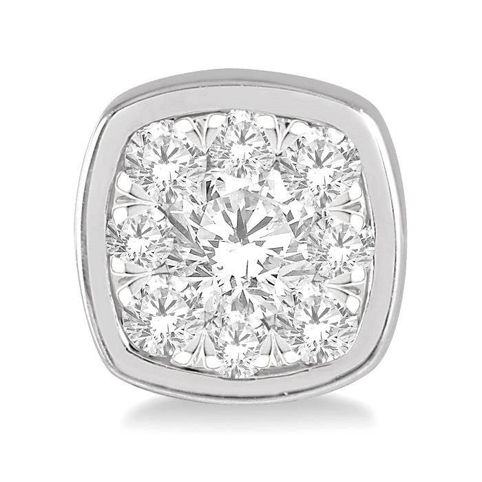 Cushion Shape Shine Bright Essential Diamond Earrings