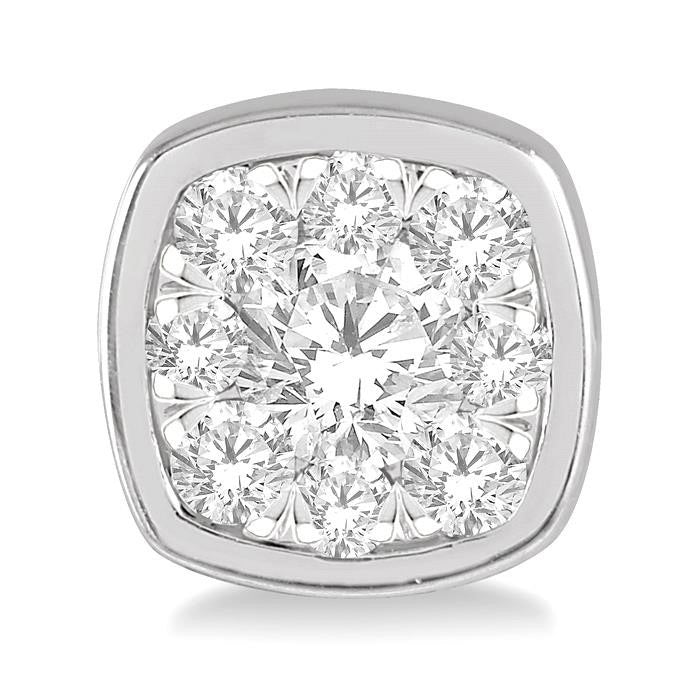 Cushion Shape Shine Bright Essential Diamond Earrings