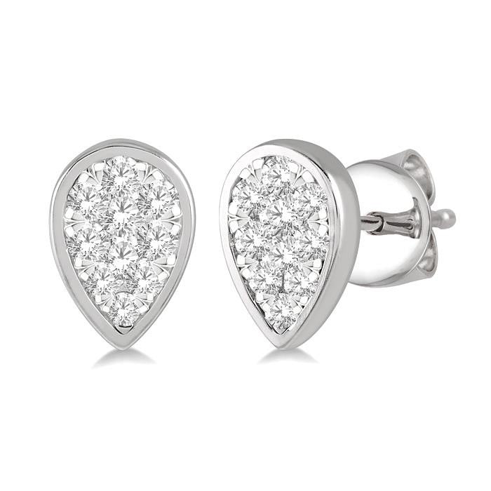 Pear Shape Shine Bright Essential Diamond Earrings