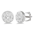 Round Shape Shine Bright Essential Diamond Earrings