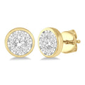 Round Shape Shine Bright Essential Diamond Stud Earrings