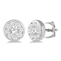 Round Shape Shine Bright Essential Diamond Earrings