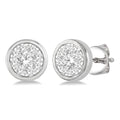 Round Shape Shine Bright Essential Diamond Earrings