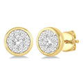 Bezel Set Shine Bright Essential Diamond Earrings