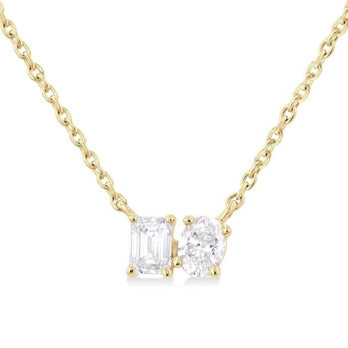 Bramble Vale Toi Et Moi Diamond Fashion Pendant