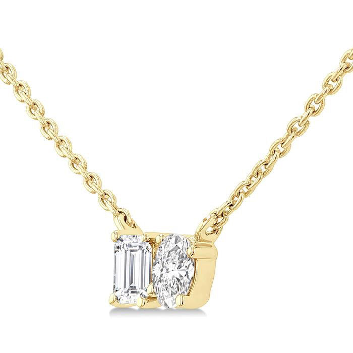 Bramble Vale Toi Et Moi Diamond Fashion Pendant