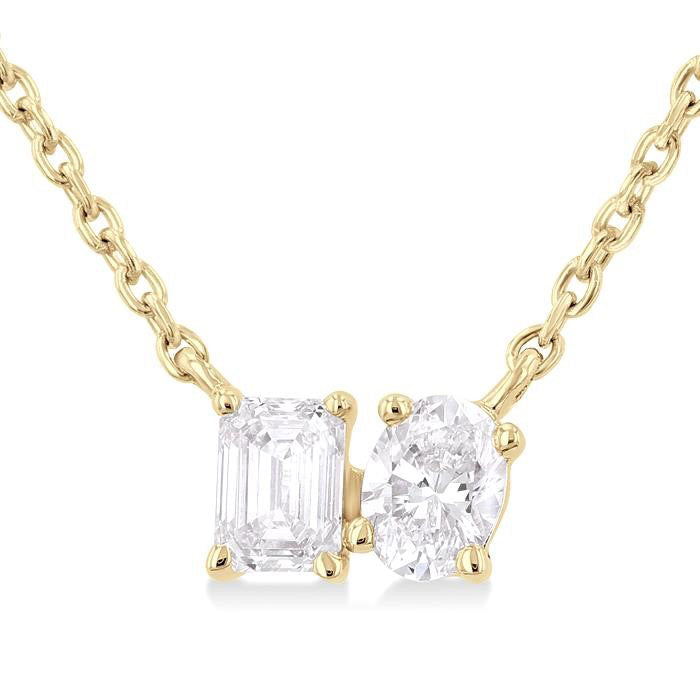 Bramble Vale Toi Et Moi Diamond Fashion Pendant