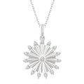 Symphony Orion Circle Fluted Diamond Fashion Pendant