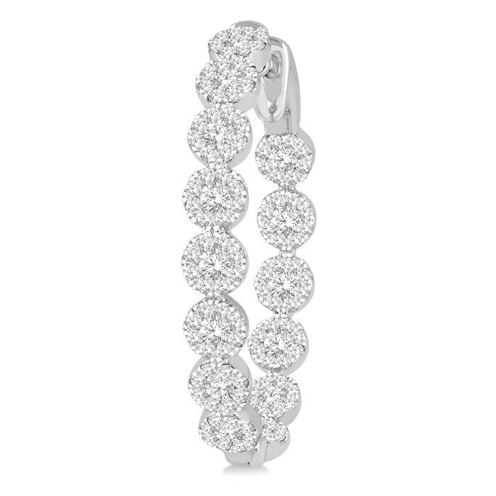 Shine Bright Diamond Hoop Earrings