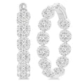 Inside-Out Shine Bright Diamond Hoop Earrings