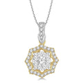 Perseus Kaia Round Shape Halo Shine Bright Diamond Fashion Pendant