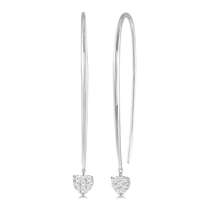 Heart Shape Shine Bright Essential Diamond Earrings