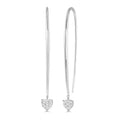 Heart Shape Shine Bright Diamond Earrings