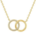 Chantilly Echo Circle Interlock Petite Diamond Fashion Pendant