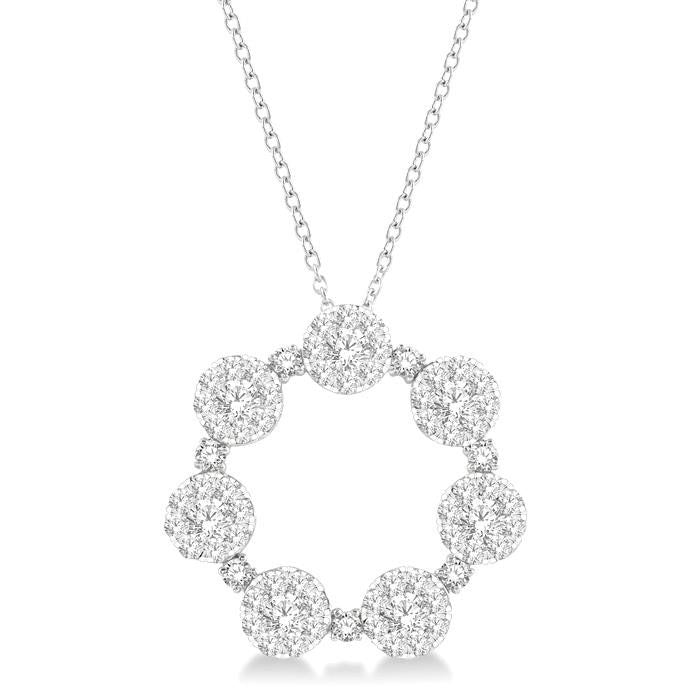 Shine Bright Diamond Circle Pendant