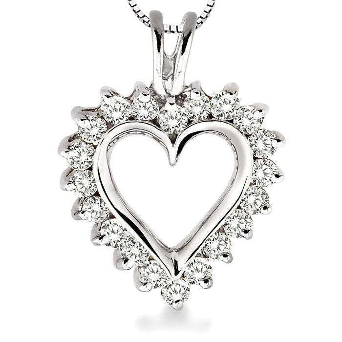 Ultramarine Zephyr Heart Shape Diamond Fashion Pendant
