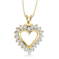 Luna Ophelia Heart Shape Diamond Fashion Pendant