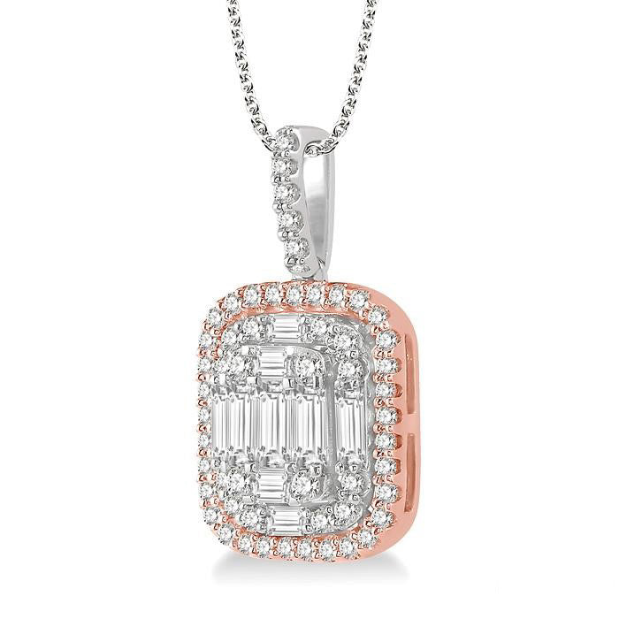 Dione Nyx Halo Fusion Diamond Pendant