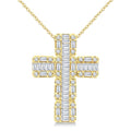 Harrier Nettle Cross Fusion Diamond Fashion Pendant