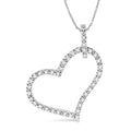 Aurora Sundew Heart Shape Diamond Fashion Pendant