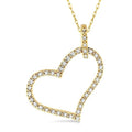 Nocturne Calypso Heart Shape Diamond Fashion Pendant