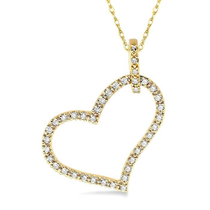 Nocturne Calypso Heart Shape Diamond Fashion Pendant
