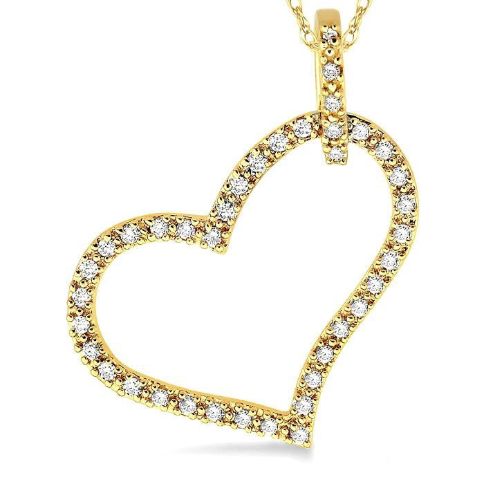 Nocturne Calypso Heart Shape Diamond Fashion Pendant