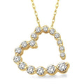 Xanthe Gale Heart Shape Journey Diamond Fashion Pendant