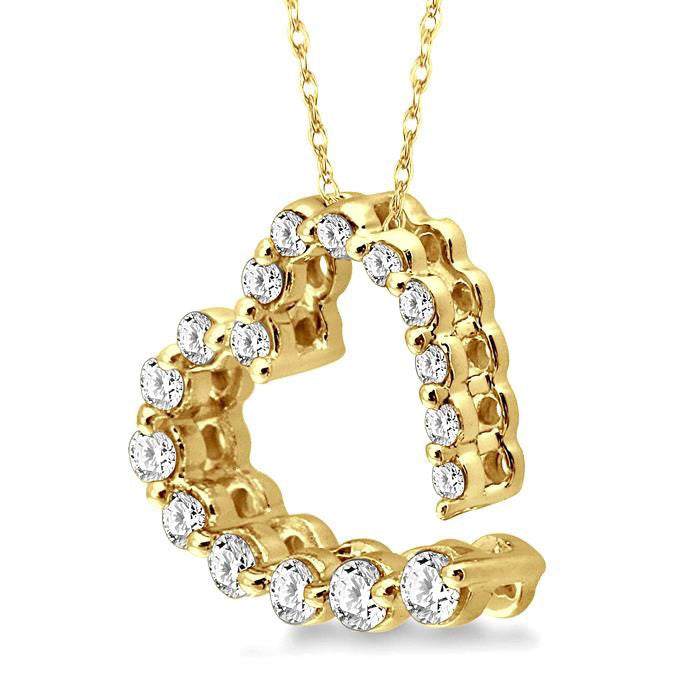 Xanthe Gale Heart Shape Journey Diamond Fashion Pendant