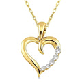 Journey Heart Shape Diamond Pendant