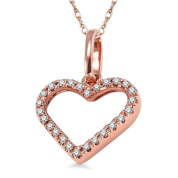 Evergreen Nerissa Heart Shape Diamond Pendant