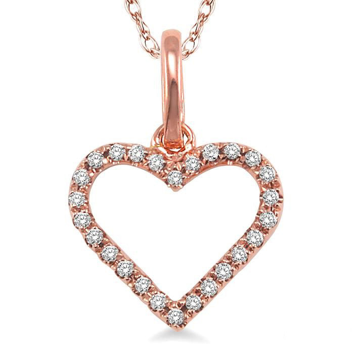 Evergreen Nerissa Heart Shape Diamond Pendant