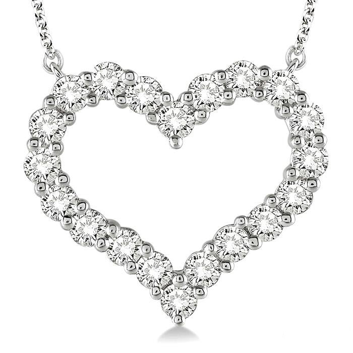 Quiana Helios Heart Shape Diamond Pendant