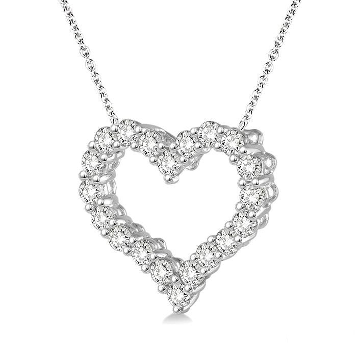 Orion Seraph Heart Shape Diamond Pendant