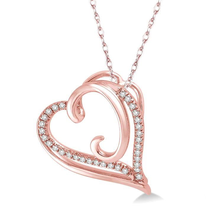 Elysian Kaia Heart Shape Diamond Fashion Pendant