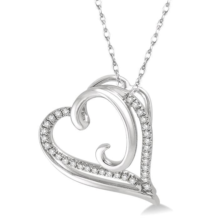 Celestia Cyra Heart Shape Diamond Fashion Pendant