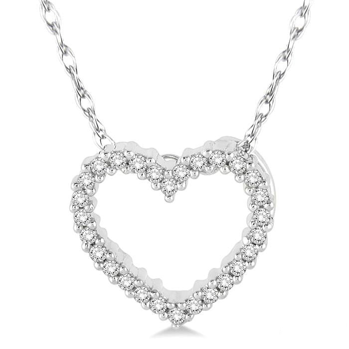 Zephyr Majesty Heart Shape Diamond Pendant