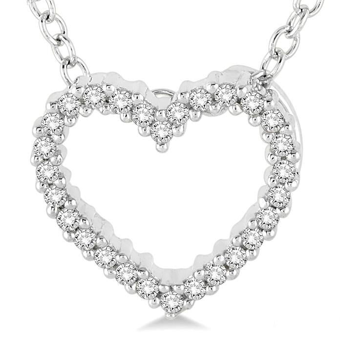 Zephyr Majesty Heart Shape Diamond Pendant