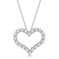 Riviera Eclipse Heart Shape Diamond Fashion Pendant