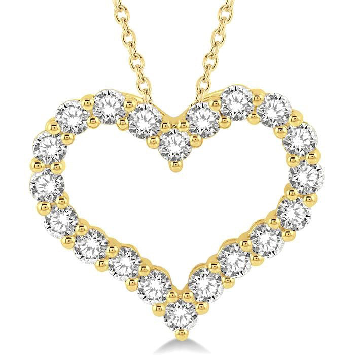 Yvette Nova Heart Shape Diamond Fashion Pendant