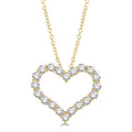 Poppy Willow Heart Shape Diamond Fashion Pendant