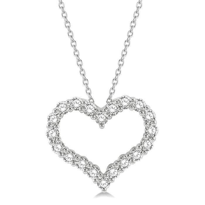 Ultramarine Raven Heart Shape Diamond Fashion Pendant