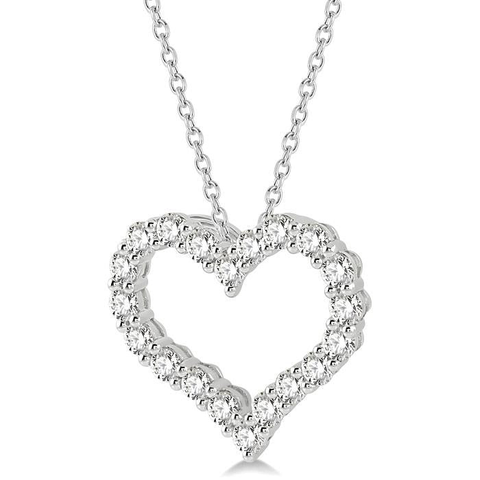 Ultramarine Raven Heart Shape Diamond Fashion Pendant