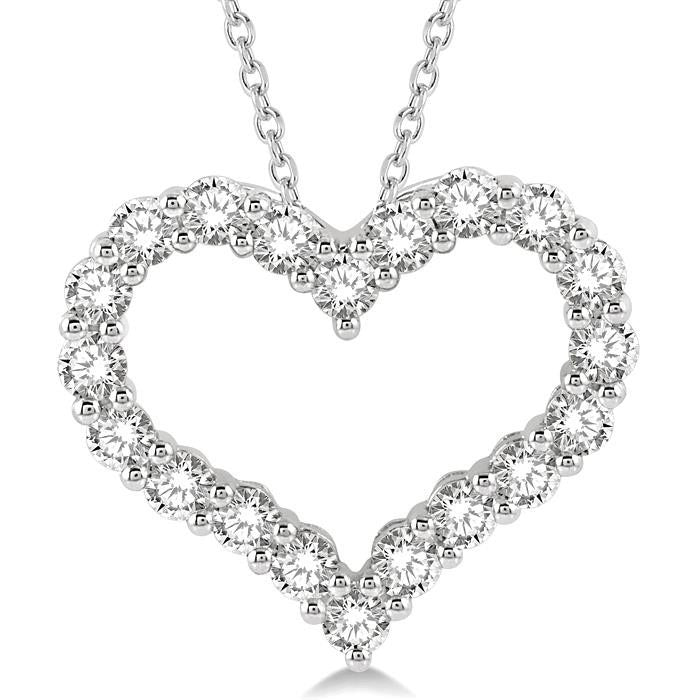 Ultramarine Raven Heart Shape Diamond Fashion Pendant