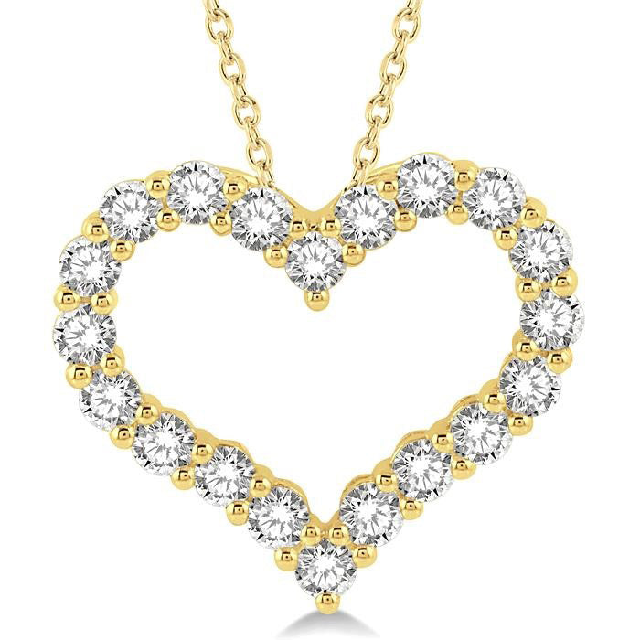 Finesse Yvette Heart Shape Diamond Fashion Pendant